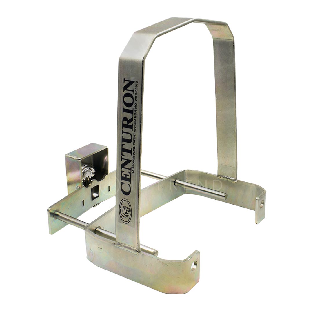 Centurion D5 SMART Anti Theft Bracket Back Side Angle View With Open Lock GA26-14