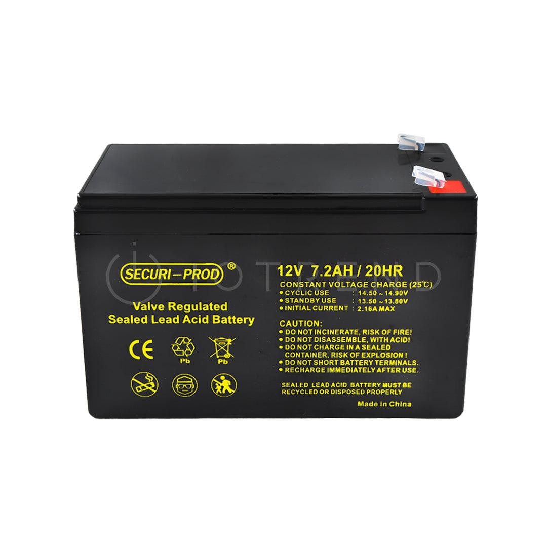 12V Securi-Prod 7.2AH batteries BA13-2