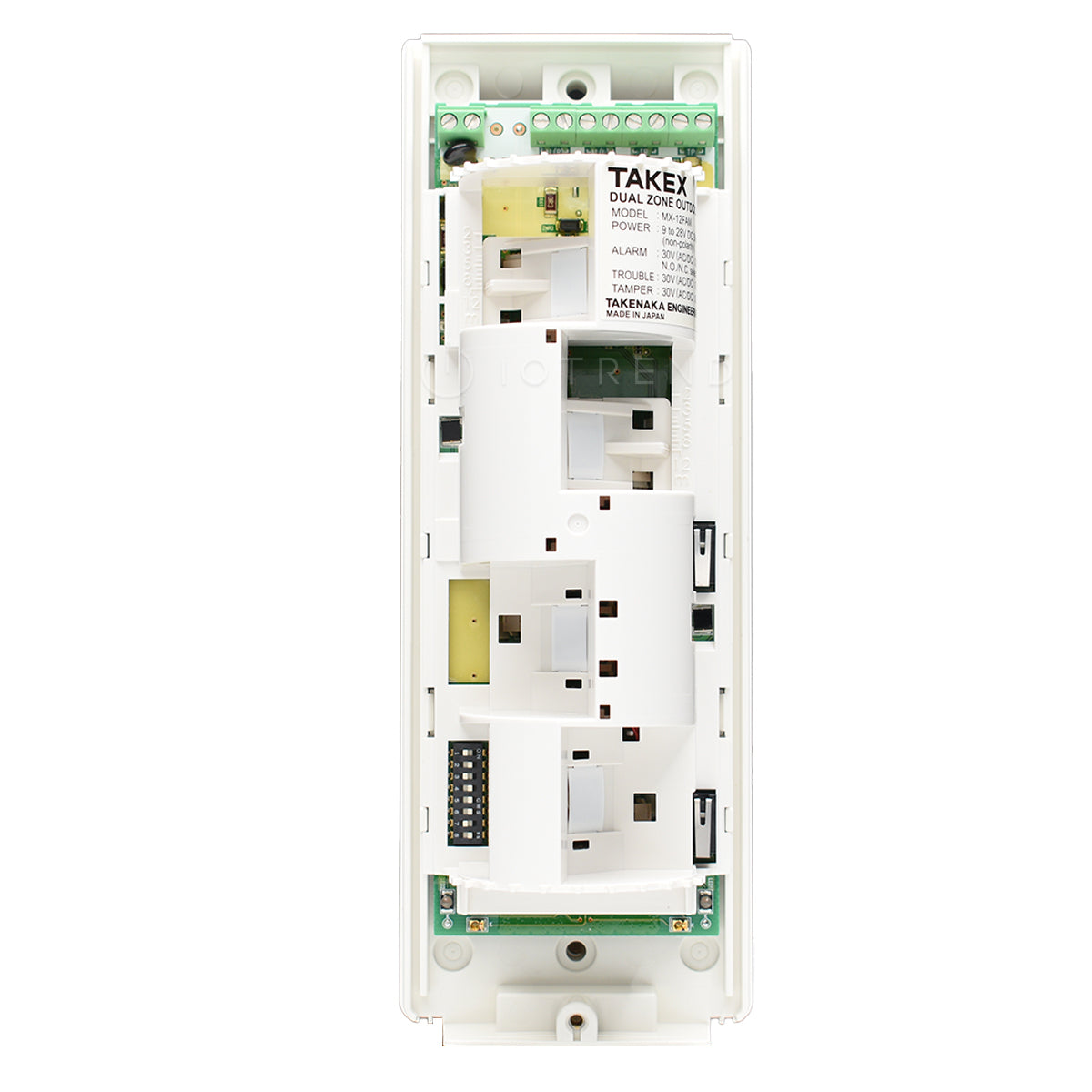 Takex MX-12FAM Dual-Zone 12m x 180 Degree Anti-Masking Inside View Iotrend BD126-4