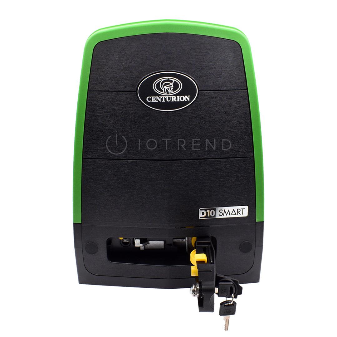 Centurion D10 SMART Sliding Gate Motor With Remotes View of Open Override Lever IOTREND